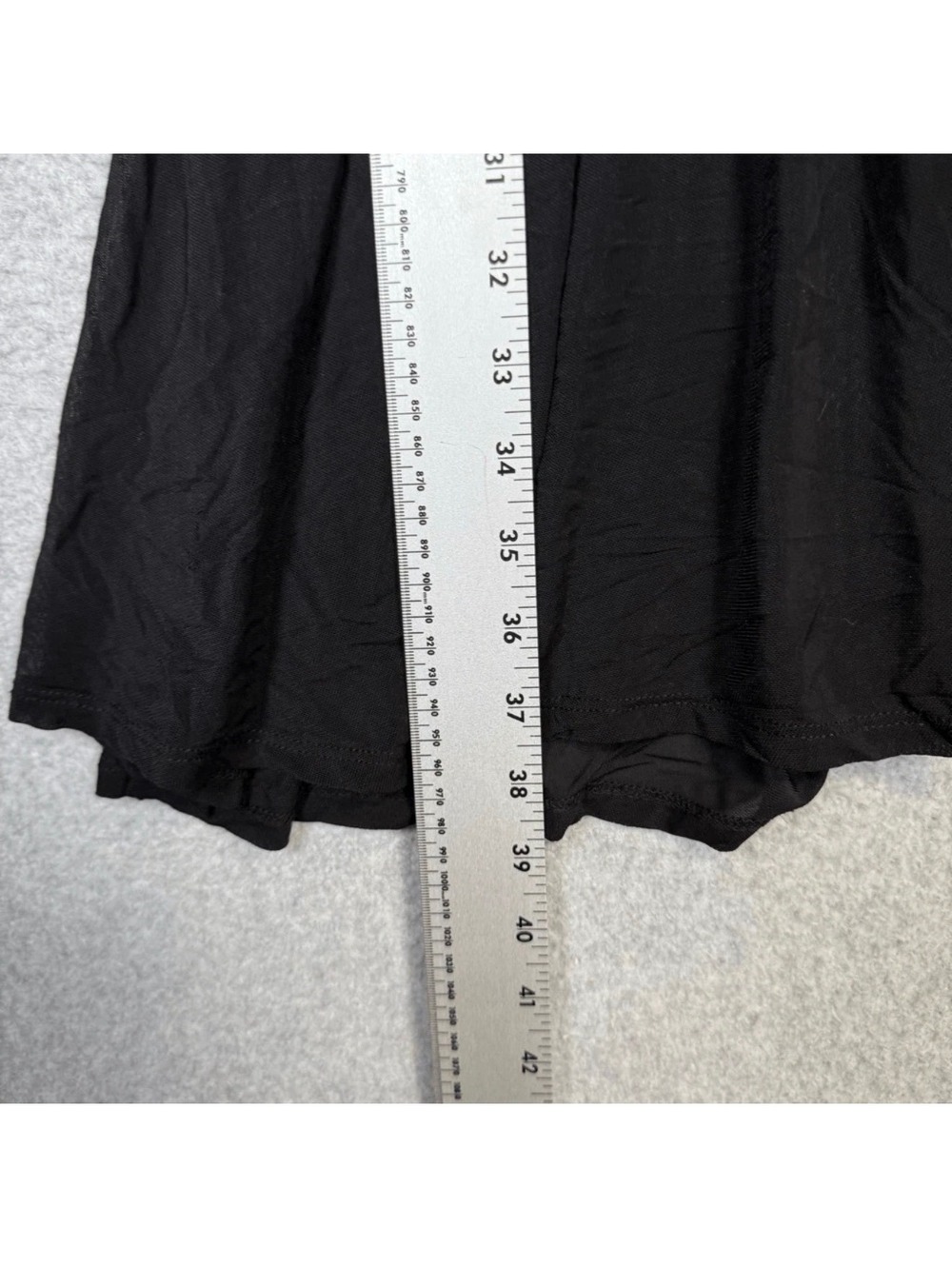 Torrid 2 (2X 18/20) Black Mesh Smocked Waist Swimsuit Swim Cover Up Dress New - Picture 6 of 8